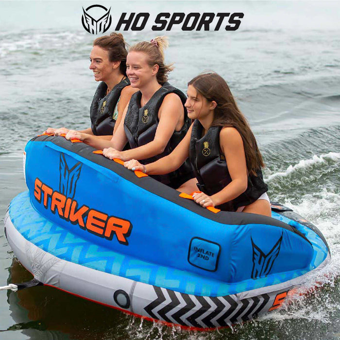 HO Sports Striker 3 Towable Weight Capacity 231kg 3 Person With Rope & 12V Pump
