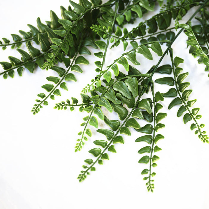 UV Resistant Dense Trailing Artificial Hanging Fern 90cm High Quality Durable Use