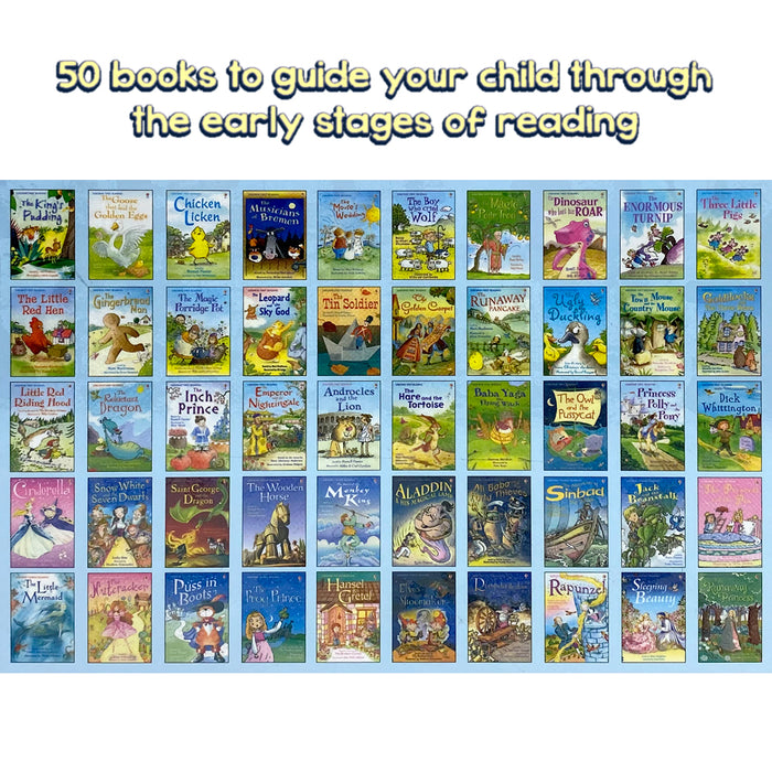Usborne My Reading Library Gift Set Collection NEW 50 Books Level 3 To 6