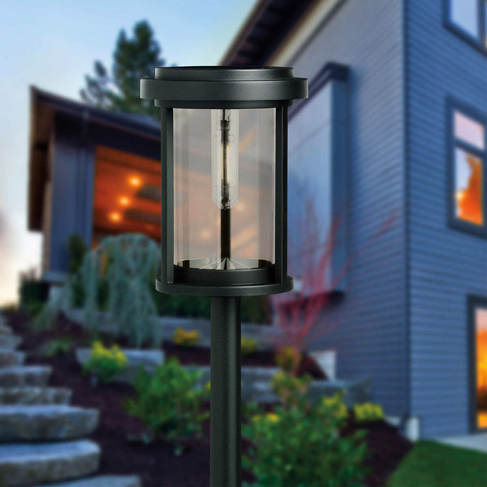 5 Pack Solar LED Light 15 LM 5X （rechargeable AA NiMh 1200mAh batteries included）