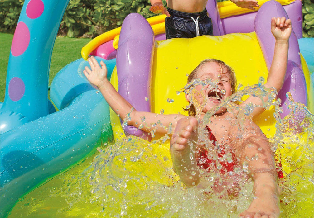 Intex Inflatable Water Spray Dinosaur Kids Backyard Dinoland Play Centre Pool AU STOCK