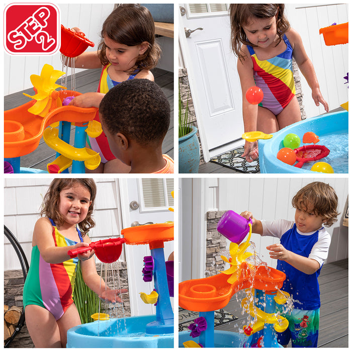 Step2 Rushing Rapids Play Summer Seaside Showers Water Table With 21 Accessories AU STOCK
