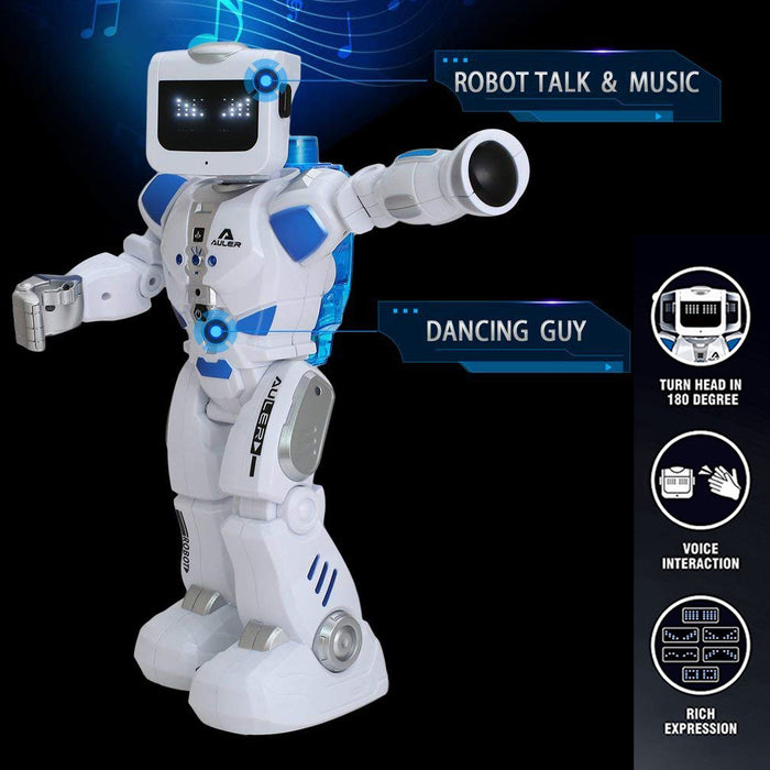 Alien Water Driven Robot Sound RC INTERACTION VOICE Control Kids Toy