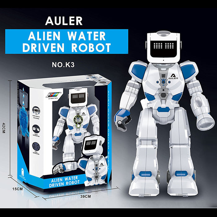 Alien Water Driven Robot Sound RC INTERACTION VOICE Control Kids Toy