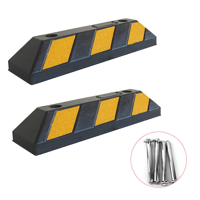 Rubber Driveway Stopper 550mm Parking Blocks Wheel Stops Guide Wheel Stops Parking Trade Me